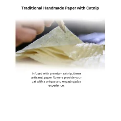 CATWANT Catnip Paper Flower Cat Toy