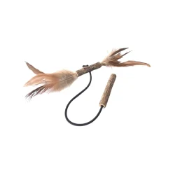 CATWANT Replaceable Teaser Cat Toy with Bird Chirping Device