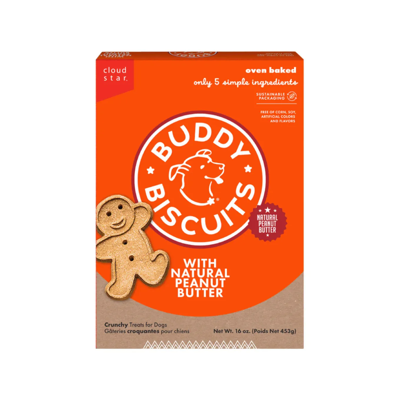 Cloud Star Buddy Biscuits Crunchy Dog Treats