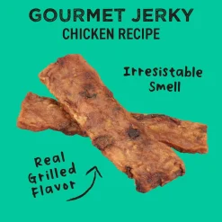 Cloud Star Wag More Bark Less Grain Free BBQ Jerky Treats for Dogs
