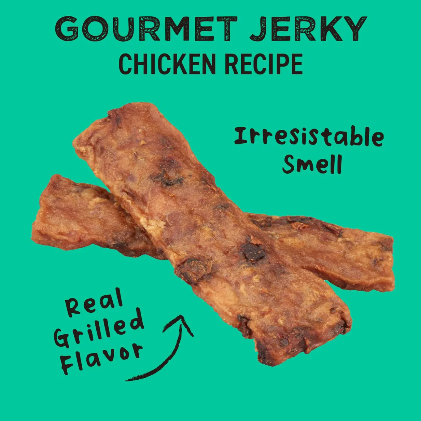 Cloud Star Wag More Bark Less Grain Free BBQ Jerky Treats for Dogs