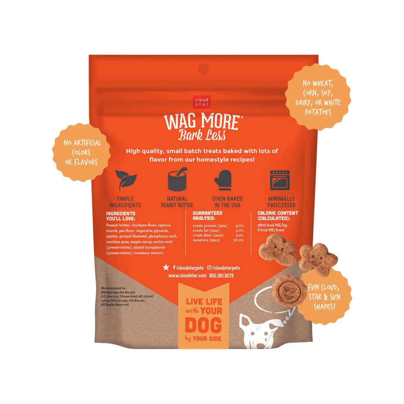 Cloud Star Wag More Bark Less Grain-Free Soft & Chewy Dog Treats