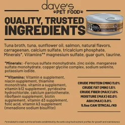 Dave's Pet Food Dinner in Gravy Grain Free Wet Cat Food