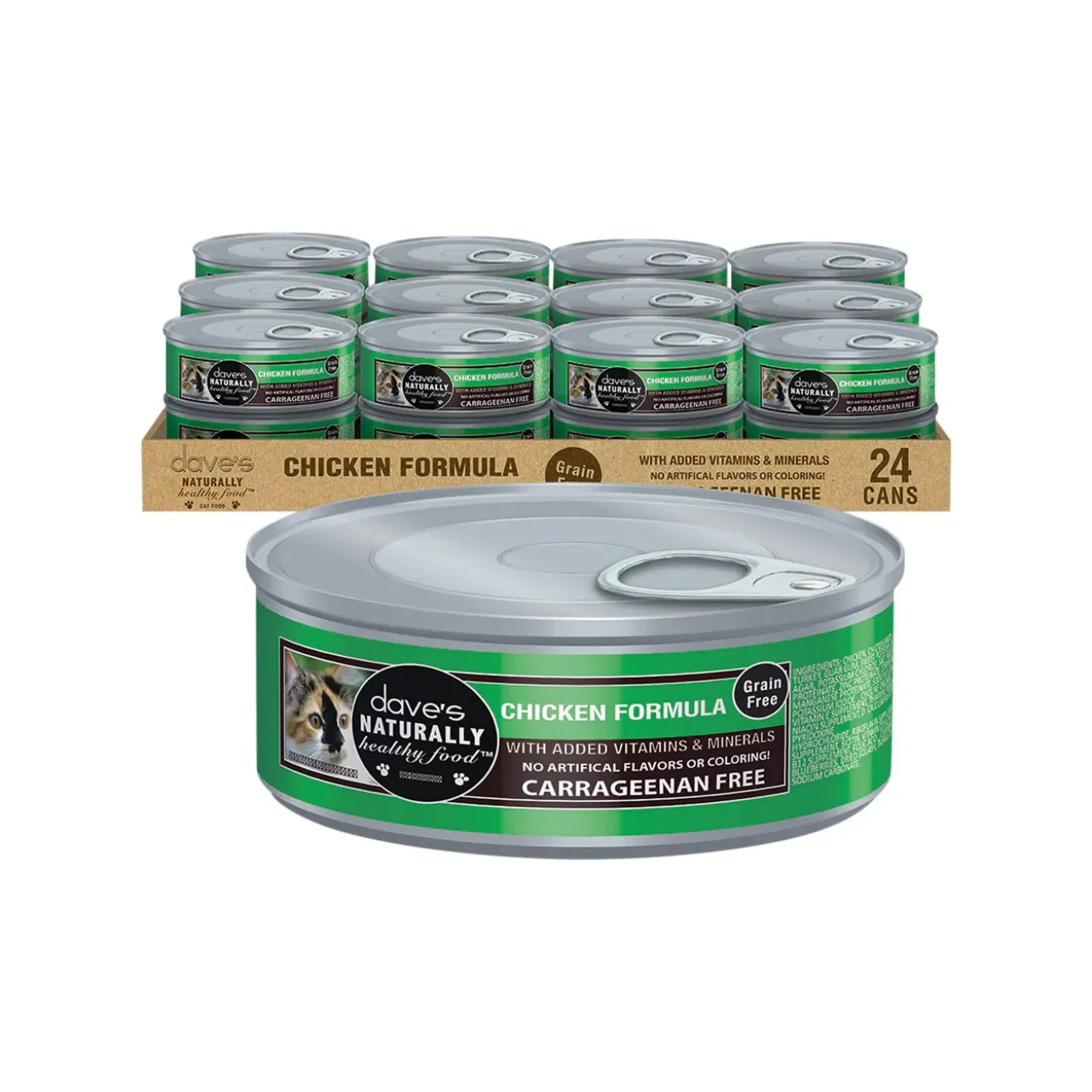 Dave's Pet Food Naturally Healthy Pate Grain Free Wet Cat Food