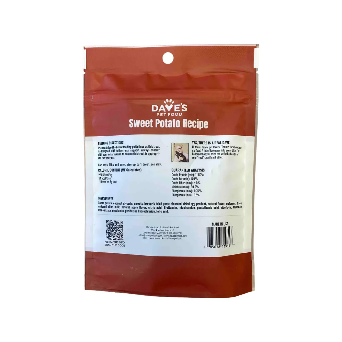 Dave's Pet Food Renal Friendly Cat Treats