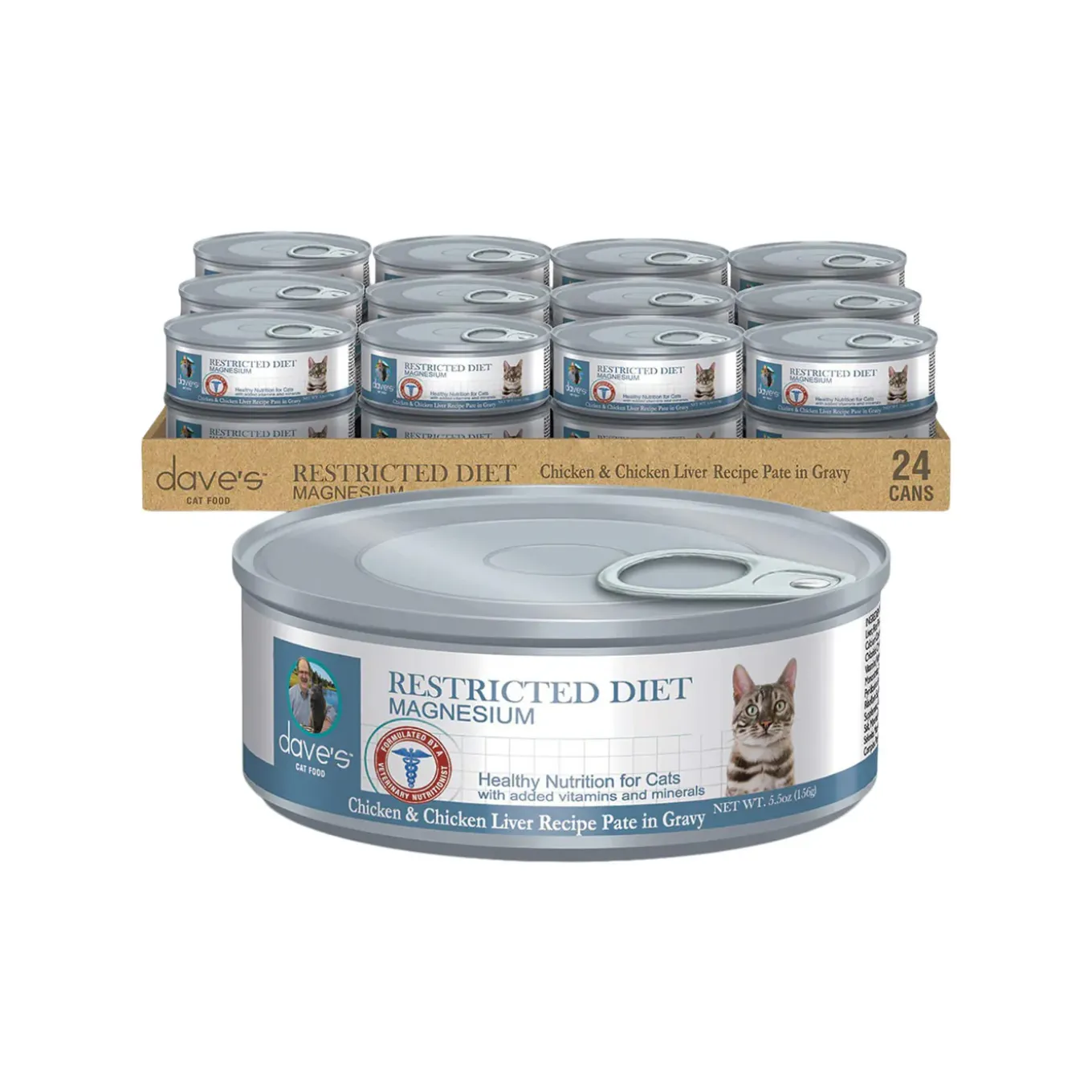 Dave's Pet Food Restricted Diet Magnesium Wet Cat Food