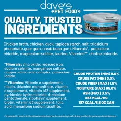 Dave's Pet Food Saucey Pate Grain Free Wet Cat Food