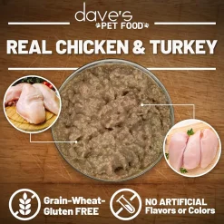 Dave's Pet Food Saucey Pate Grain Free Wet Cat Food