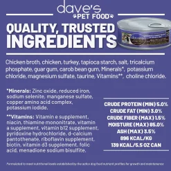 Dave's Pet Food Saucey Pate Grain Free Wet Cat Food