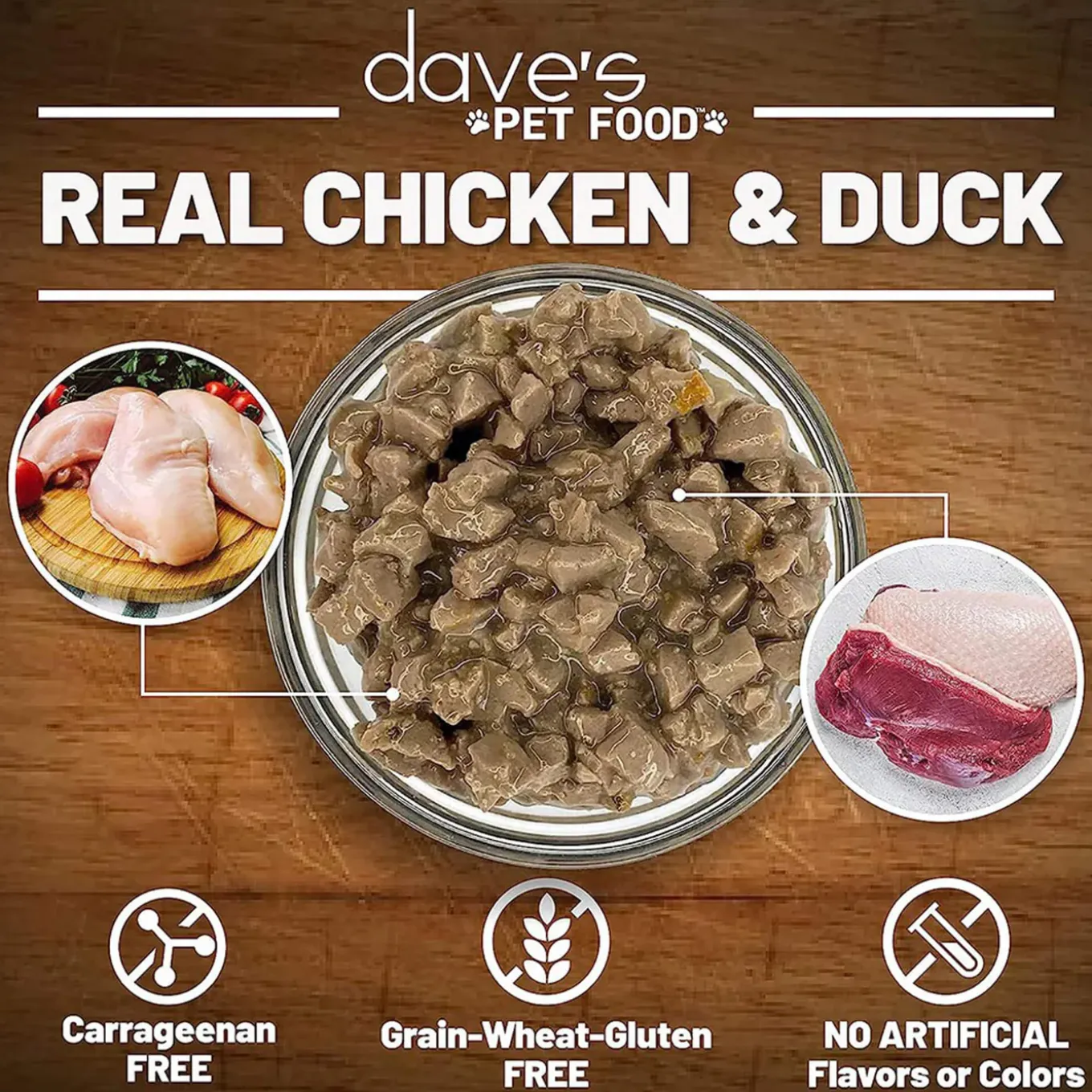 Dave's Pet Food Wet Grain Free Cat Food Stews