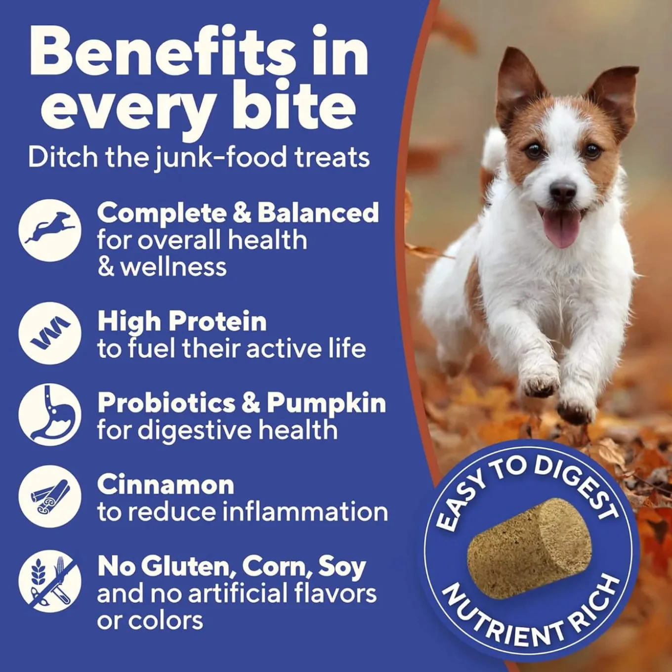 Dave's Pet Food Digesti-Bites Freeze Dried Complete & Balanced Dog Treats