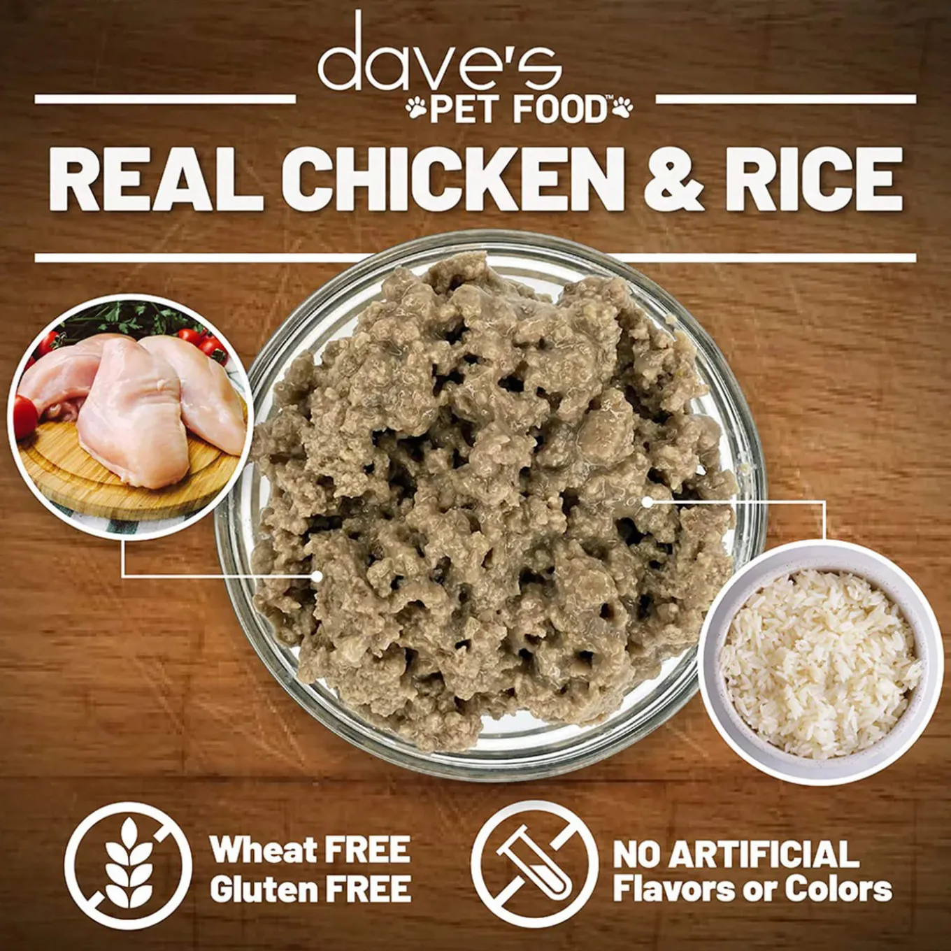 Dave's Pet Food Naturally Healthy Grain Inclusive Wet Dog Food
