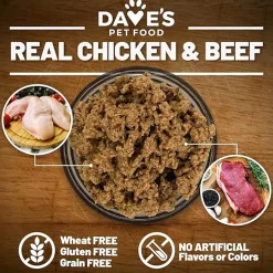 Dave's Pet Food 95% Premium Meats Grain Free Wet Dog Food
