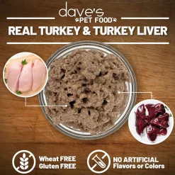Dave's Pet Food 95% Premium Meats Grain Free Wet Dog Food