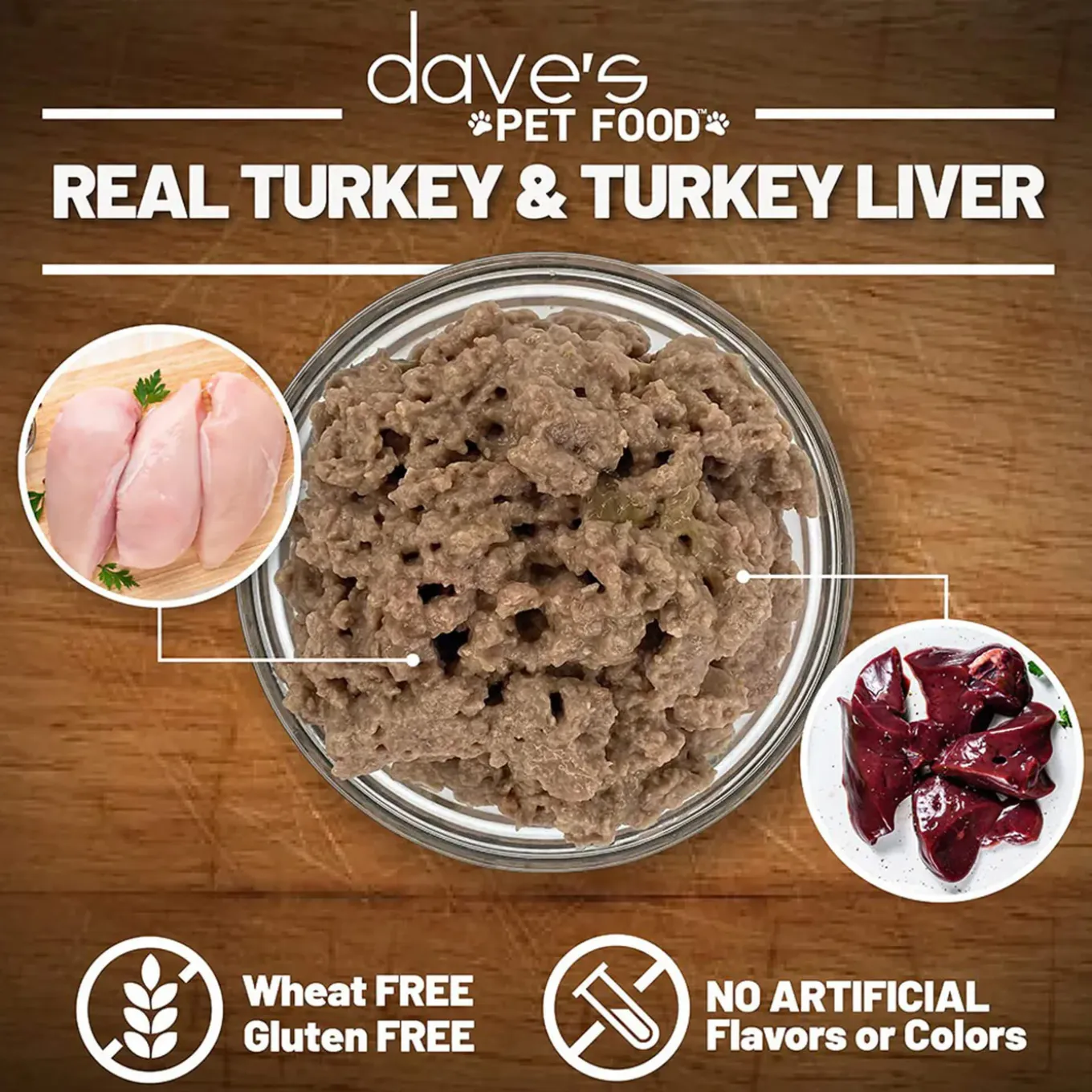 Dave's Pet Food 95% Premium Meats Grain Free Wet Dog Food