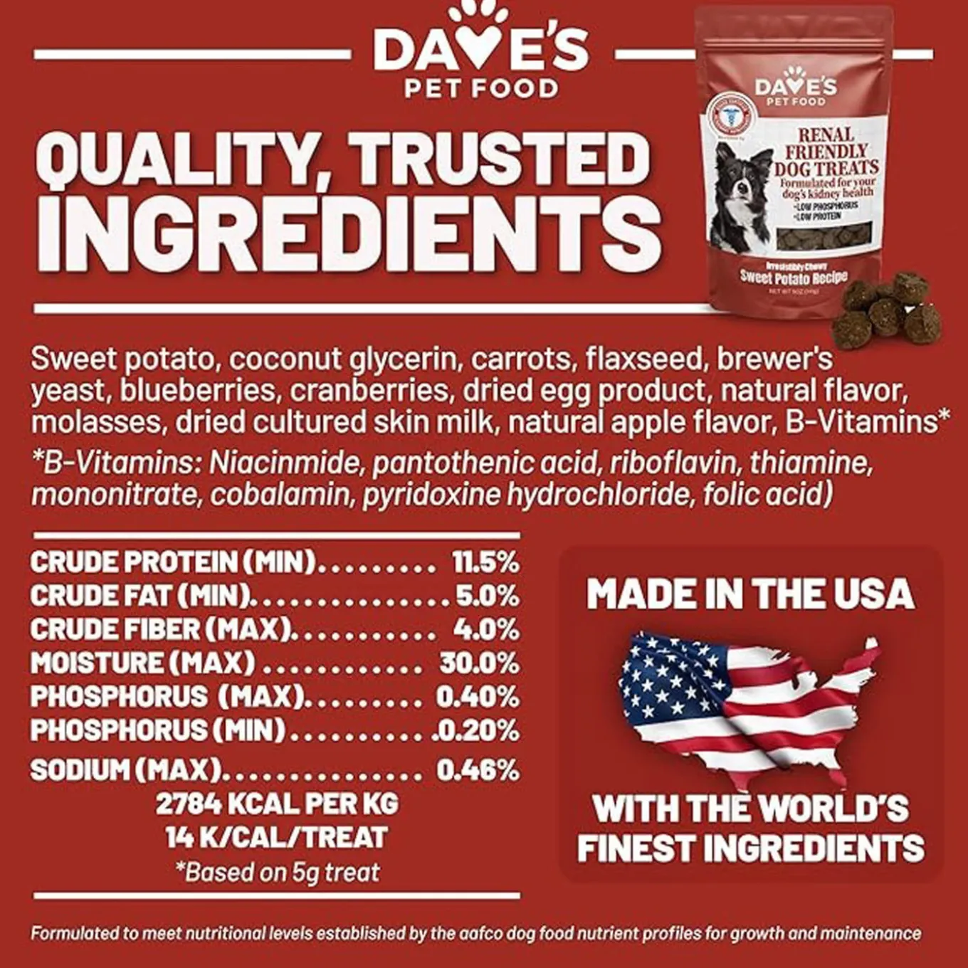 Dave's Pet Food Renal Friendly Dog Treats