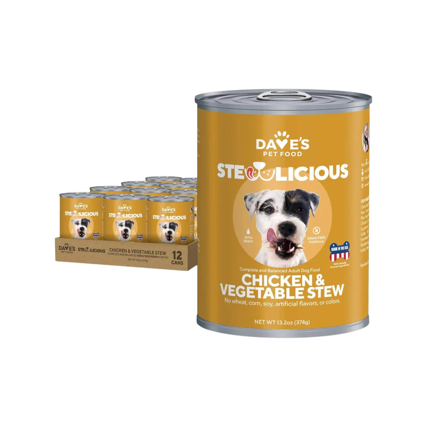 Dave's Pet Food Stewlicious Grain Free Wet Dog Food