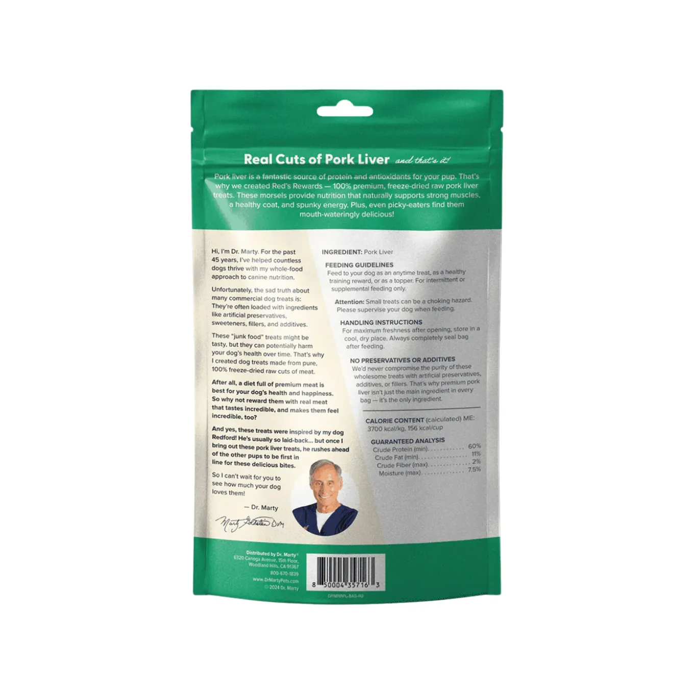 Dr. Marty Freeze-Dried Raw Dog Treats