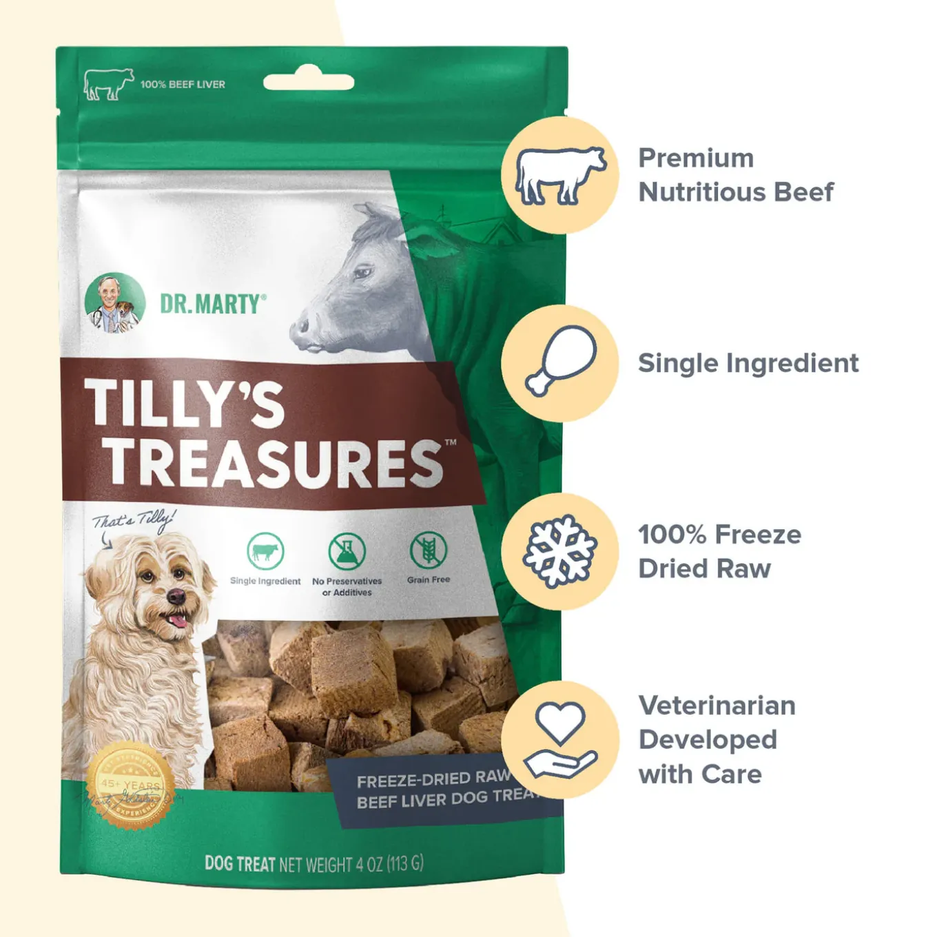 Dr. Marty Freeze-Dried Raw Dog Treats