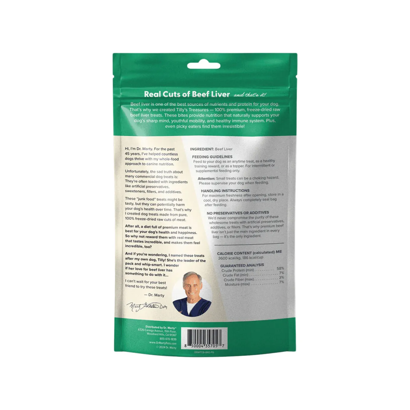 Dr. Marty Freeze-Dried Raw Dog Treats