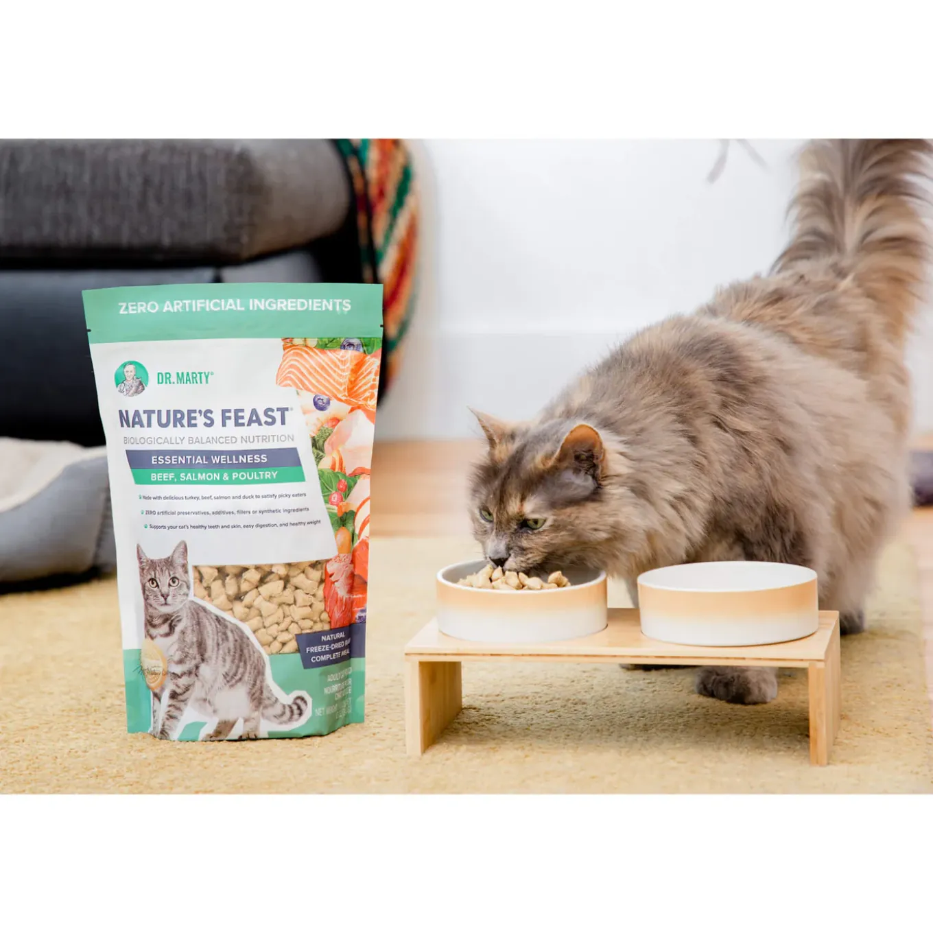 Dr. Marty Nature's Feast Essential Wellness Freeze Dried Cat Food