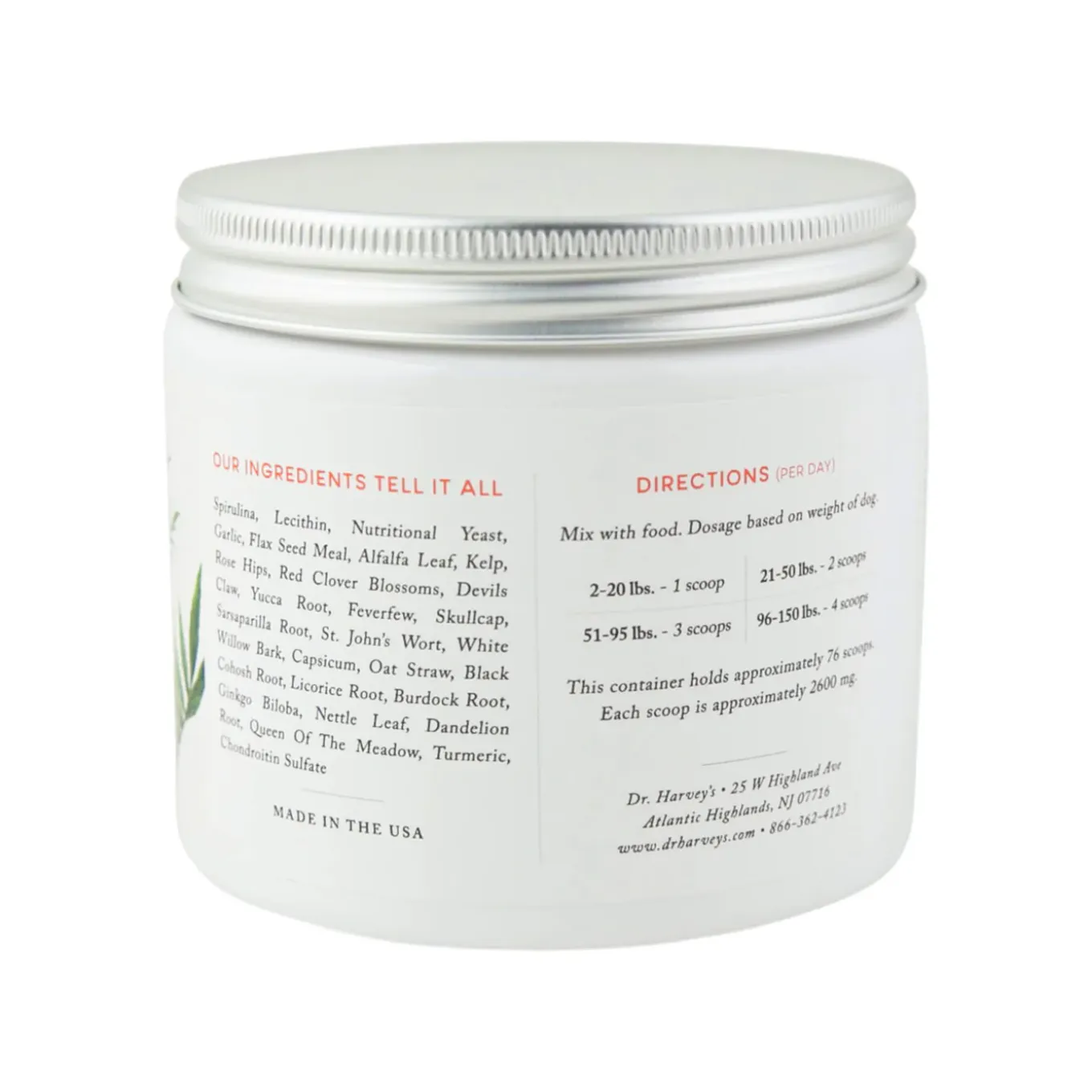 Dr. Harvey's Ortho-Flex Joint Ease Supplement for Dogs