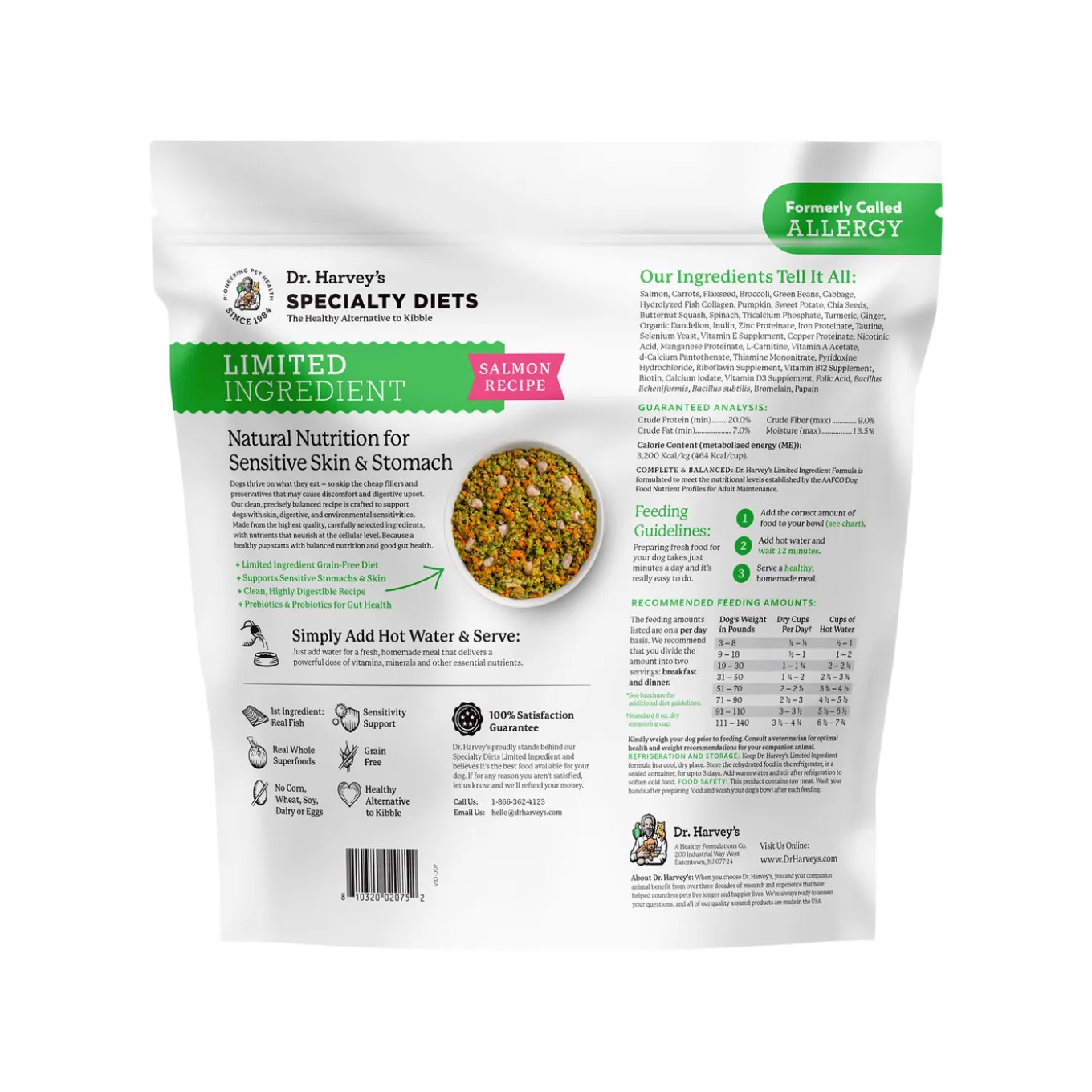Dr. Harvey's Specialty Diet Limited Ingredient Human Grade Dog Food