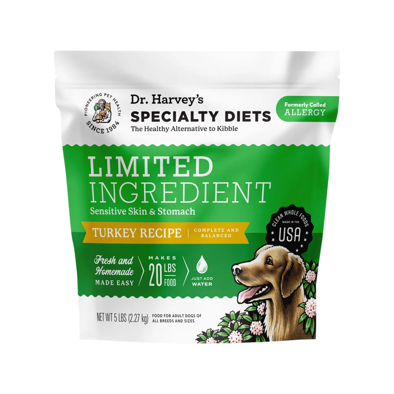 Dr. Harvey's Specialty Diet Limited Ingredient Human Grade Dog Food