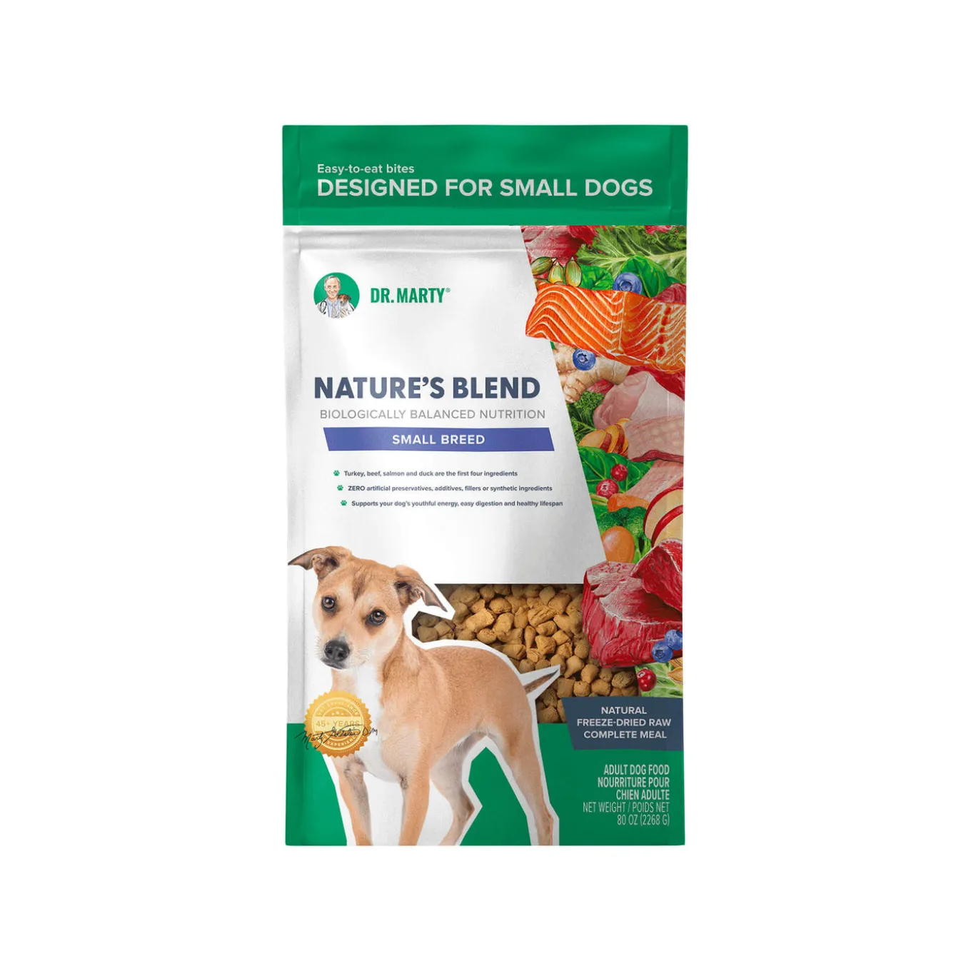 Dr. Marty Nature's Blend Freeze Dried Small Breed Dog Food