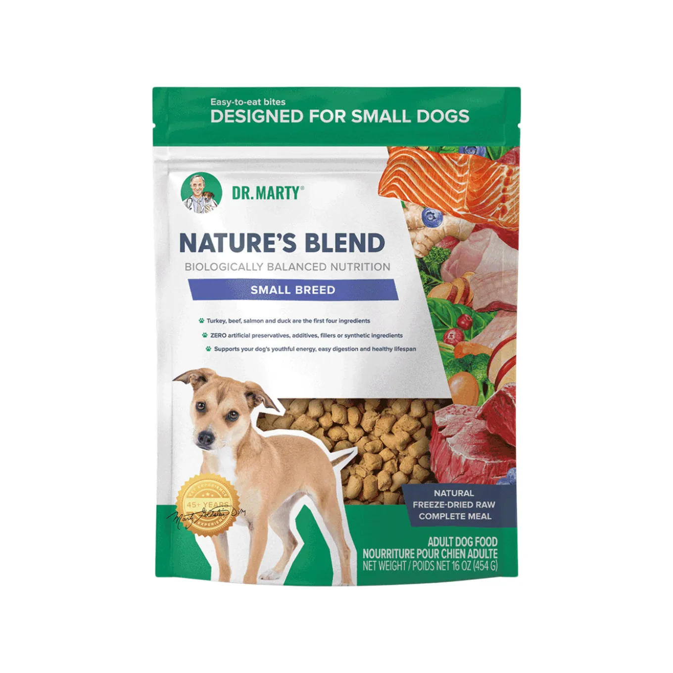 Dr. Marty Nature's Blend Freeze Dried Small Breed Dog Food