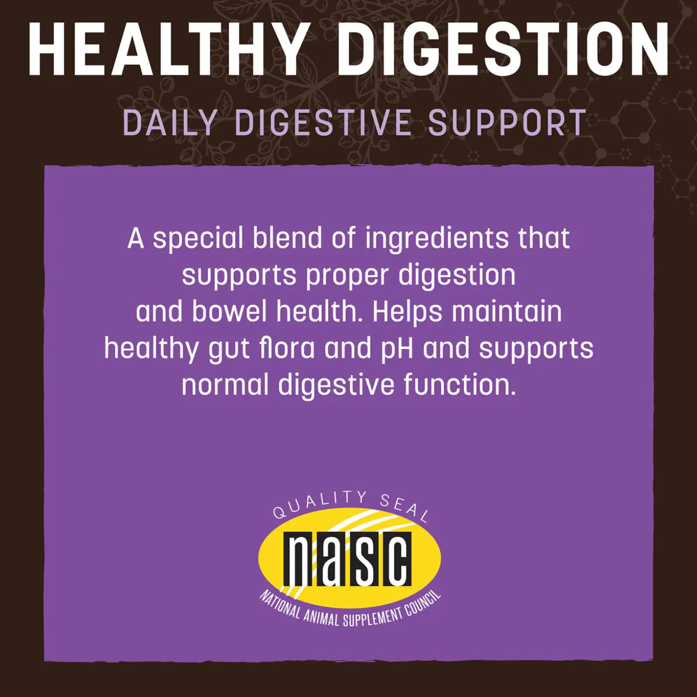 Earth Animal Healthy Digestion Nutritional Supplement Powder for Cats & Dogs