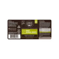 Earth Animal Nature's Protection Daily Herbal Flea & Tick Drops for Dogs & Cats