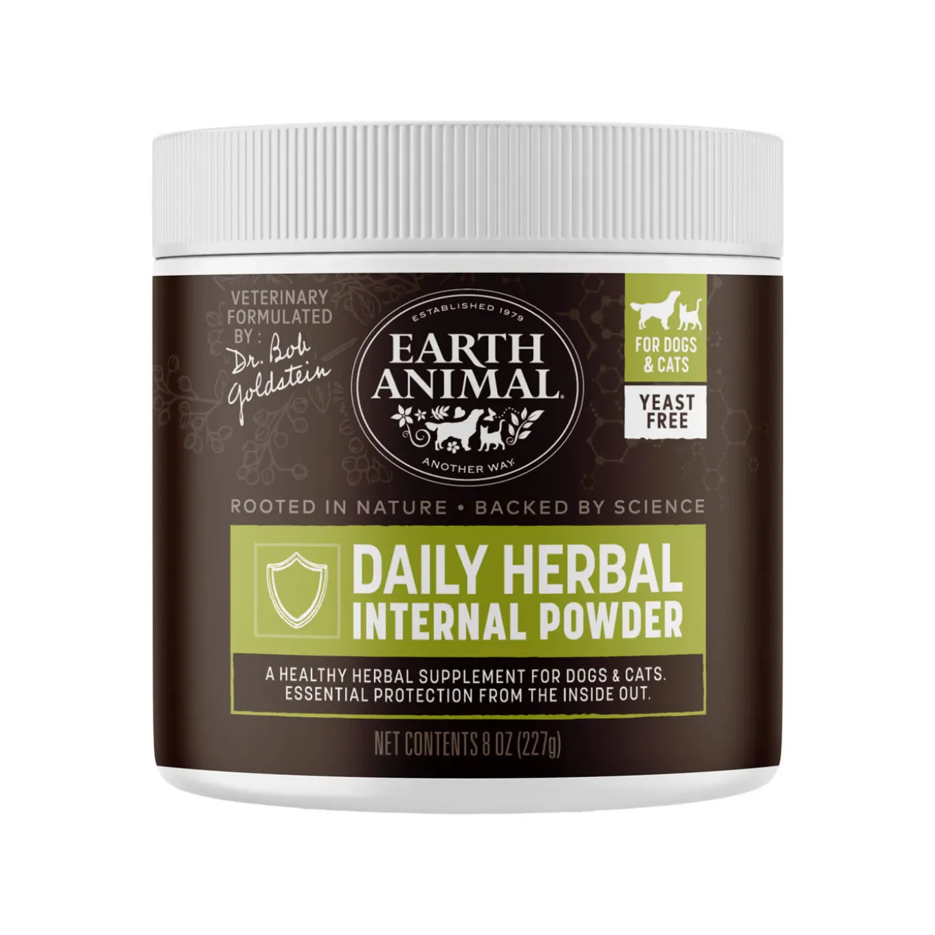 Earth Animal Nature's Protection Daily Herbal Internal Powder for Dogs & Cats