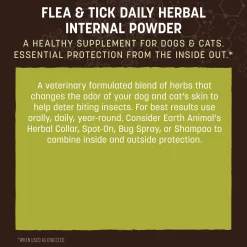 Earth Animal Nature's Protection Daily Herbal Internal Powder for Dogs & Cats