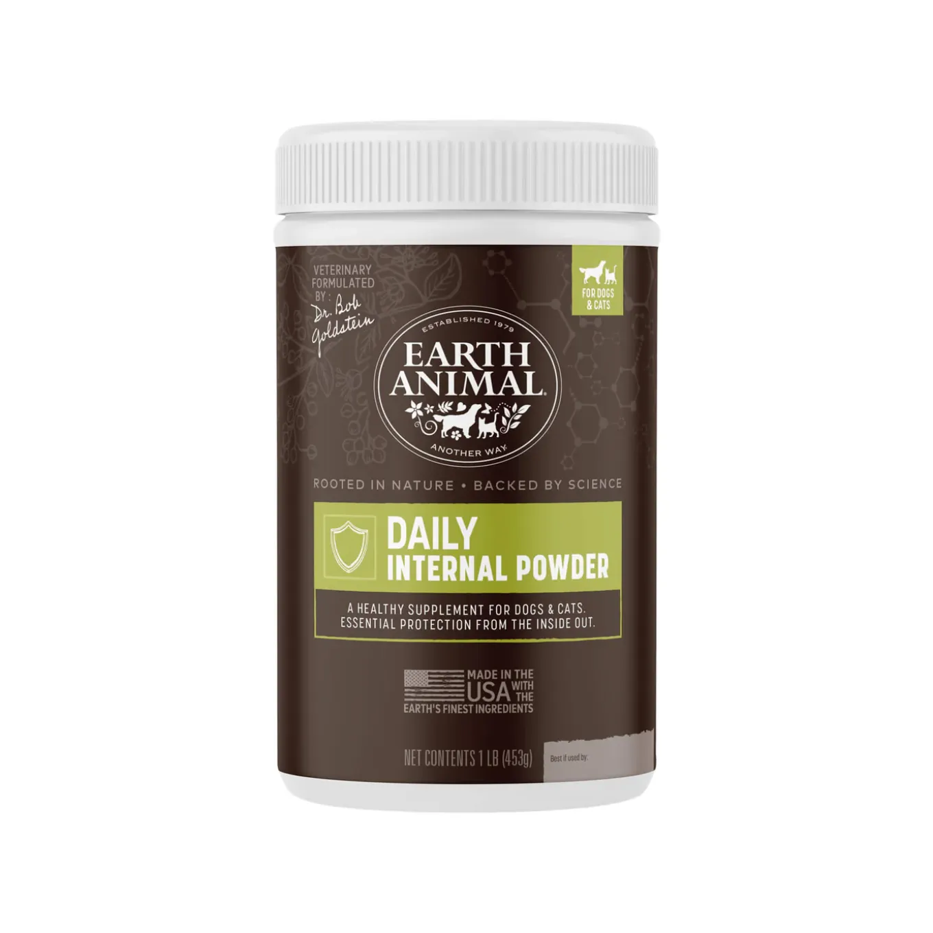 Earth Animal Nature's Protection Daily Internal Powder for Dogs & Cats