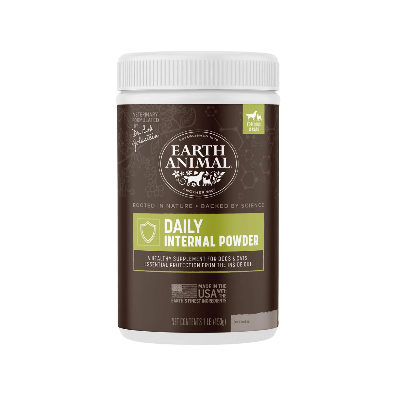 Earth Animal Nature's Protection Daily Internal Powder for Dogs & Cats