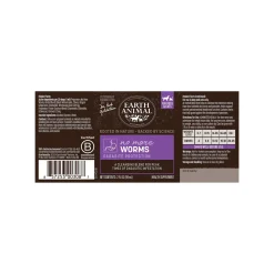 Earth Animal Organic Herbal Remedies No More Worms Tincture for Dogs
