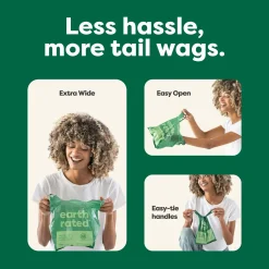 Earth Rated Easy Tie Handle Dog Poop Bags