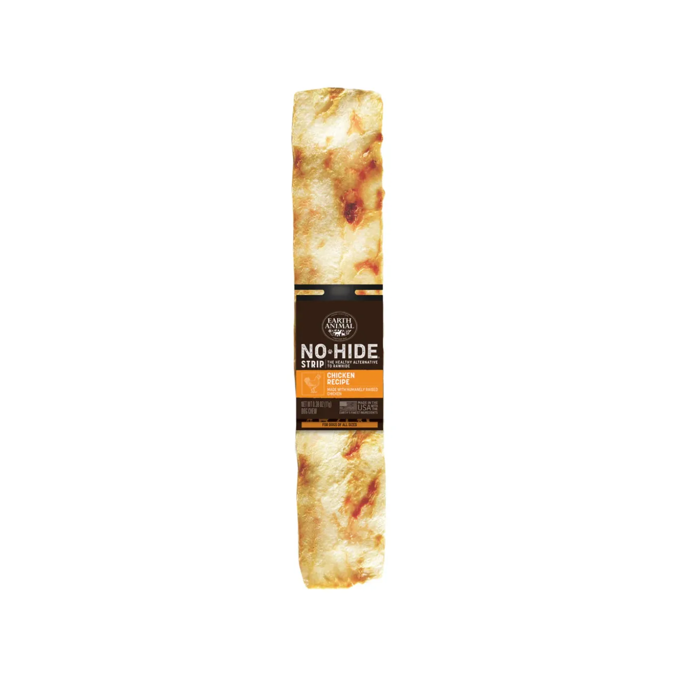 Earth Animal No-Hide Strips Dog Treats