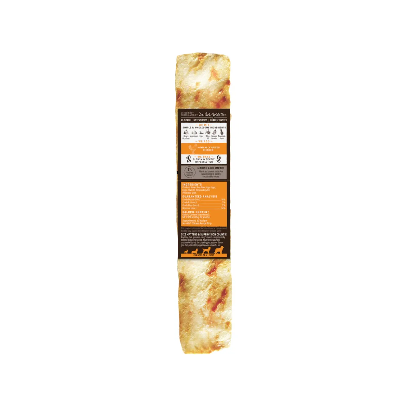 Earth Animal No-Hide Strips Dog Treats