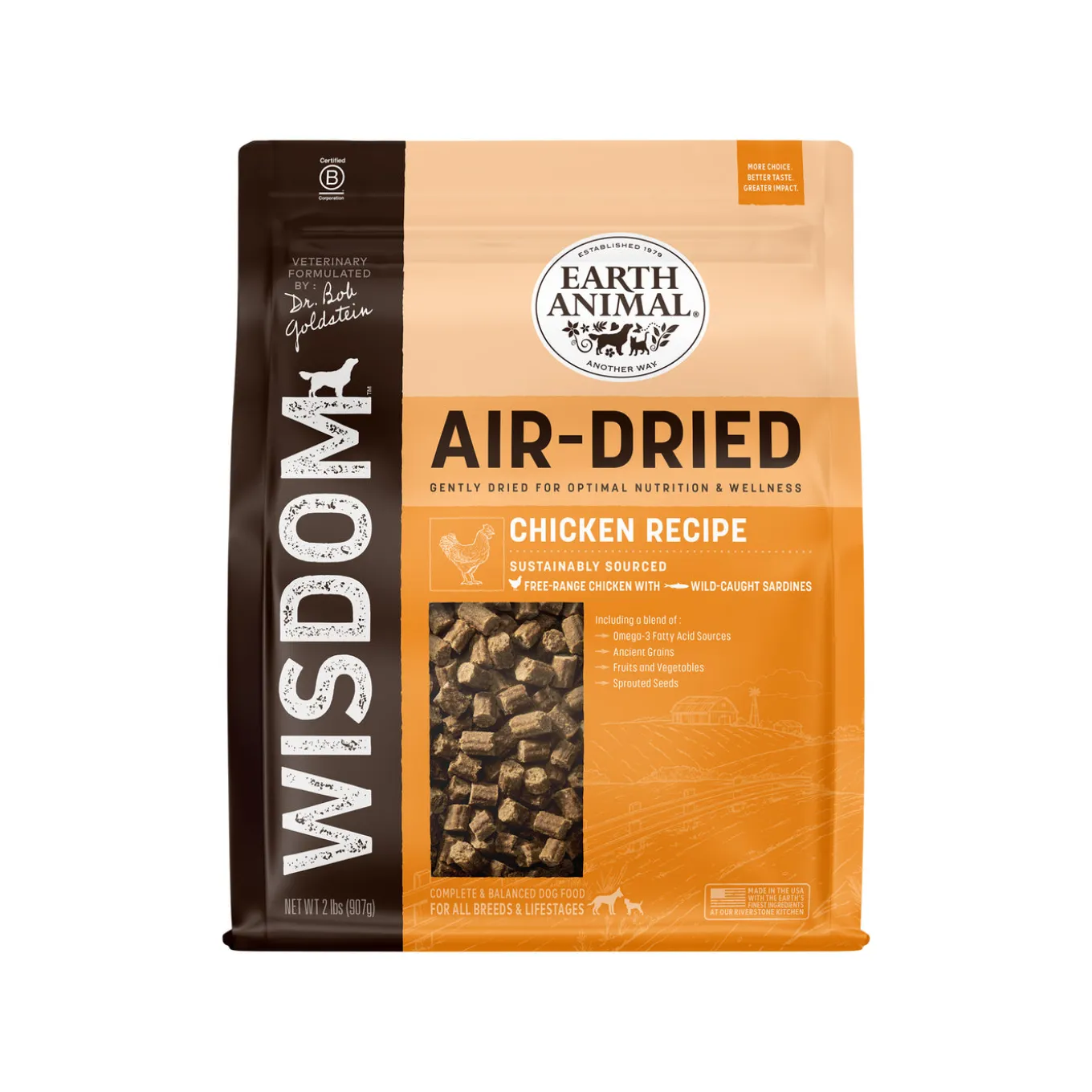 Earth Animal Wisdom Air-Dried Natural Dog Food