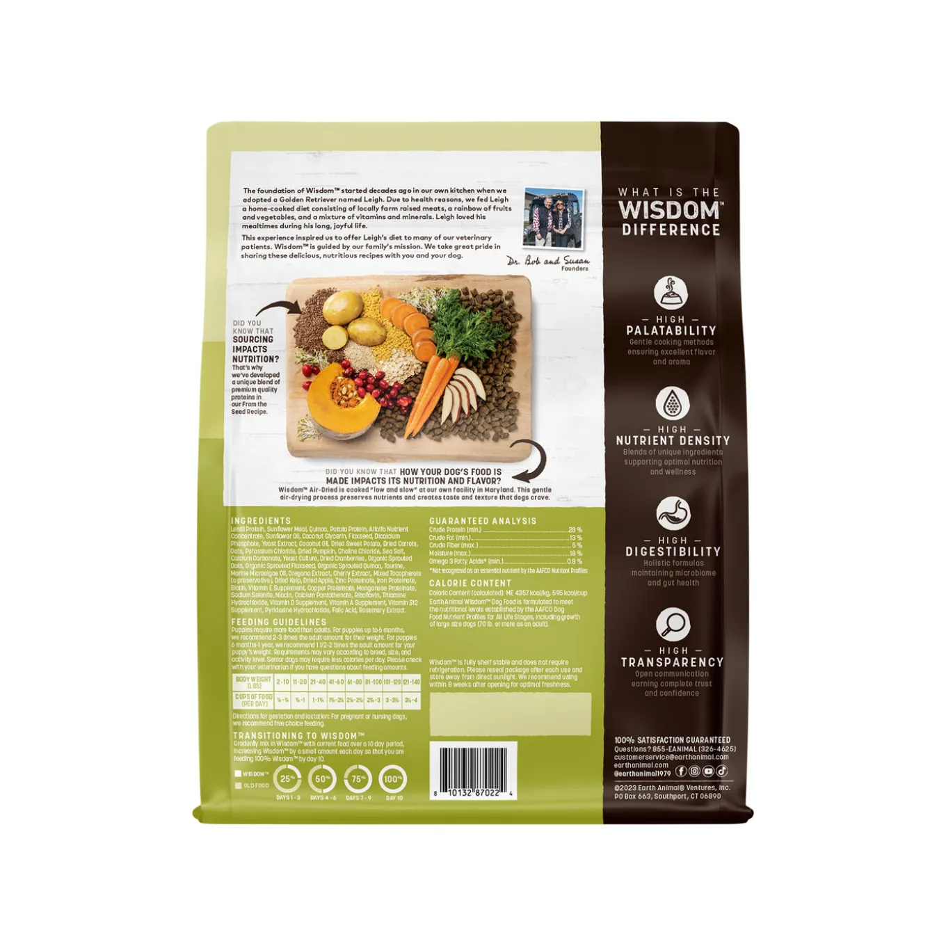 Earth Animal Wisdom Air-Dried Natural Dog Food