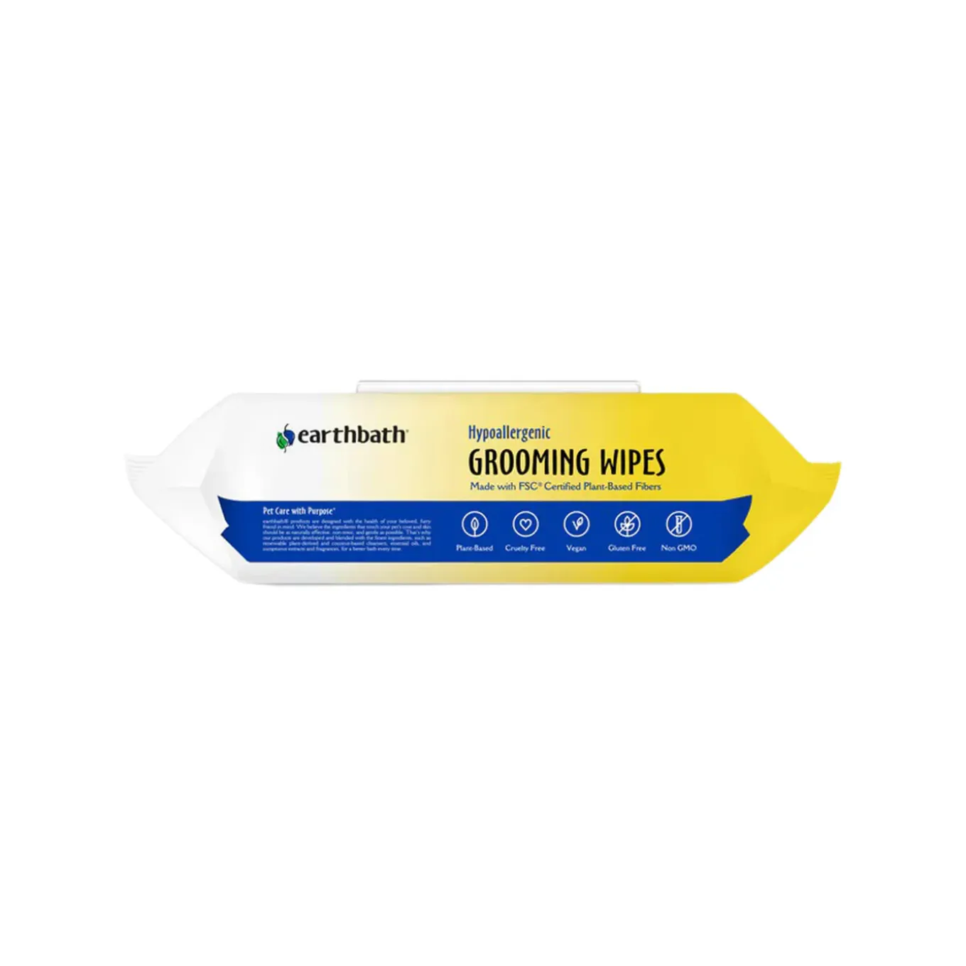 Earthbath Total Natural Pet Care Extra Thick Moist Towel Grooming Wipes for Dogs & Cats