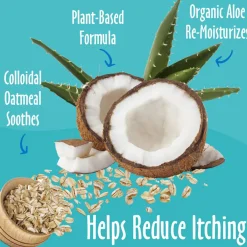 Earthbath Totally Natural Pet Care Oatmeal & Aloe Detangling Itch Relief Conditioner for Dogs & Cats