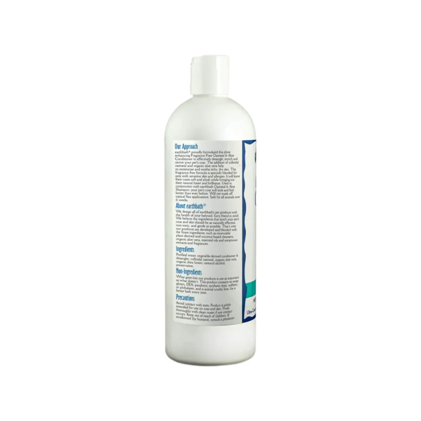Earthbath Totally Natural Pet Care Oatmeal & Aloe Detangling Itch Relief Conditioner for Dogs & Cats