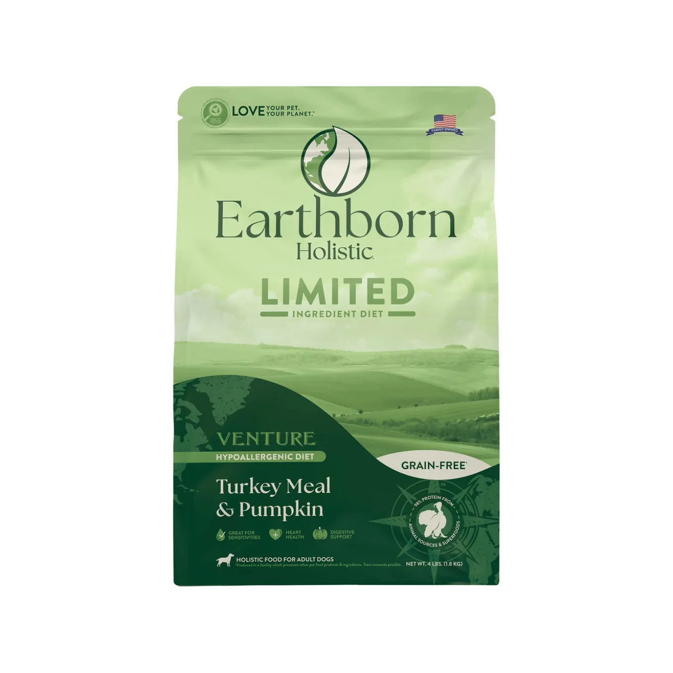 Earthborn Holistic Grain-Free Limited Ingredient Diet Dry Venture Dog Food