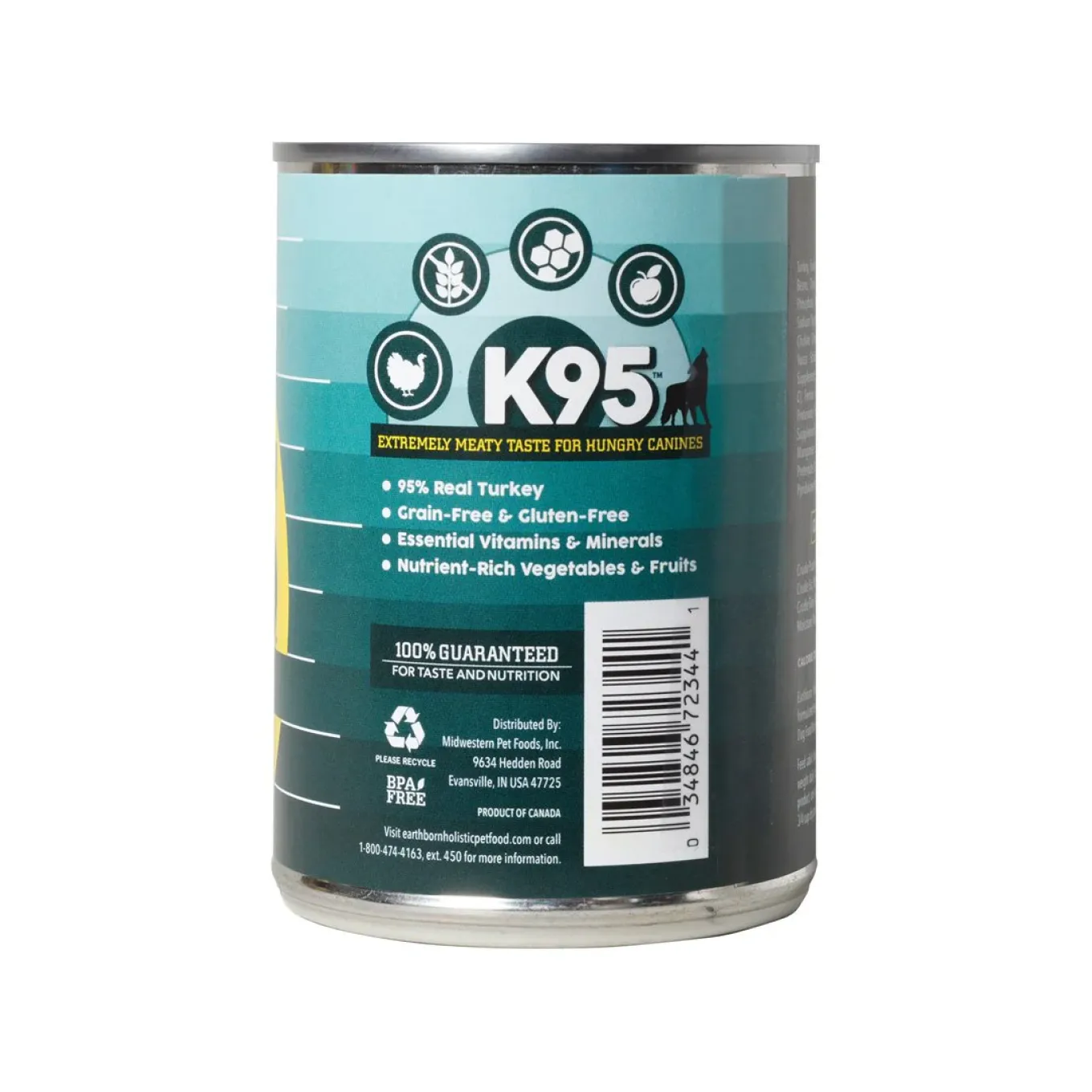 Earthborn Holistic K95 95% Real Meat Grain-Free Wet Canned Dog Food