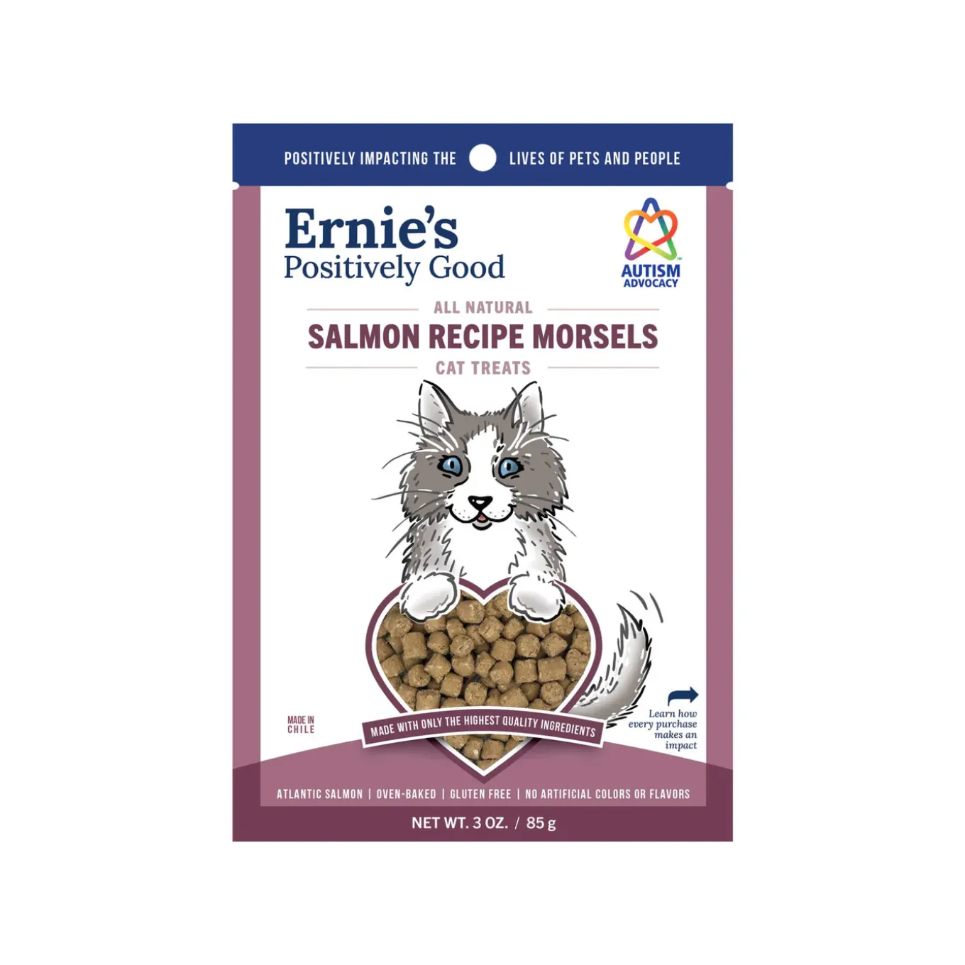 Ernie's Positively Good Oven Baked Salmon Cat Treats