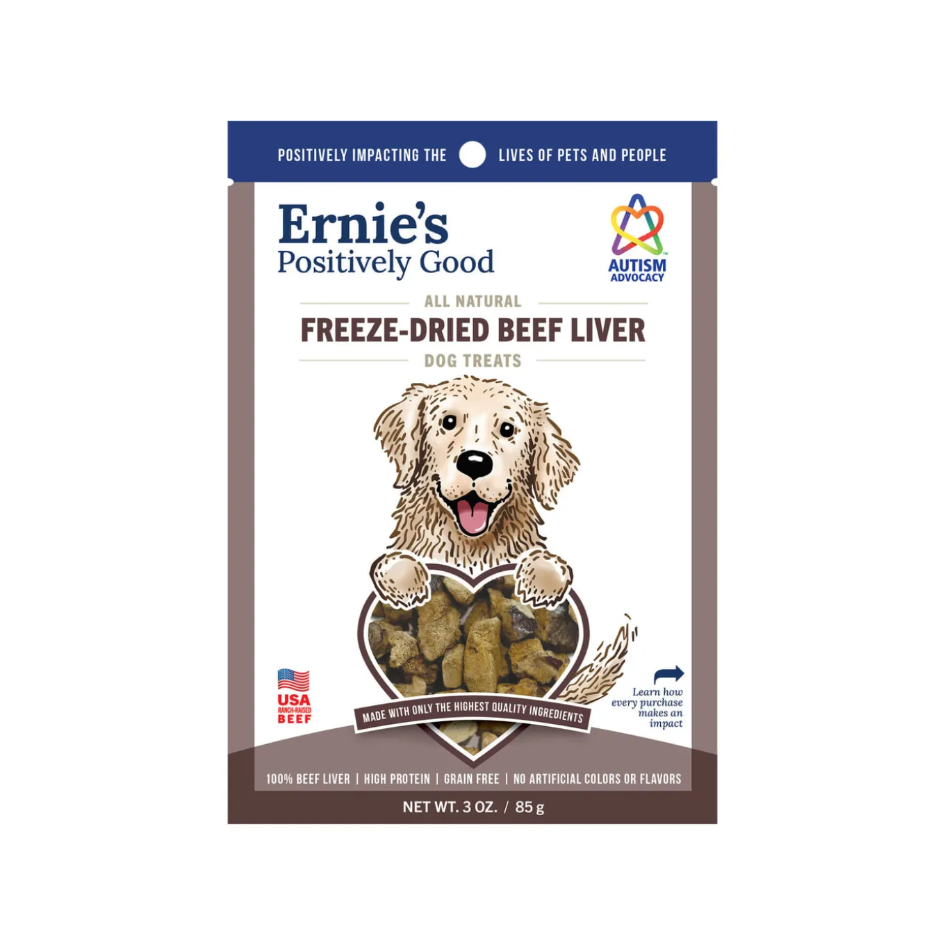 Ernie's Positively Good Freeze-Dried Dog Treats
