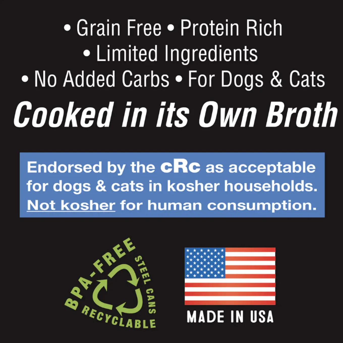 Evanger's Grain-Free Meat Wet Canned Dog & Cat Food